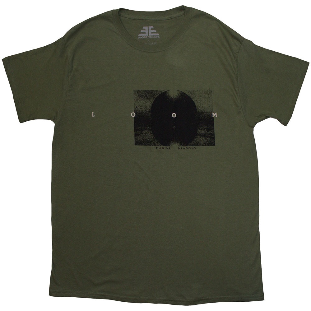 Imagine Dragons - Loom Dark Circle Heren Tshirt - Groen